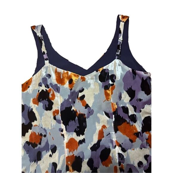 Cabi Radiant Velvet Burnout Mini Dress Floral Sz XS - Picture 13 of 15